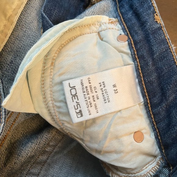 BRAND NEW Blue Distressed Denim Shorts - Picture 13 of 13